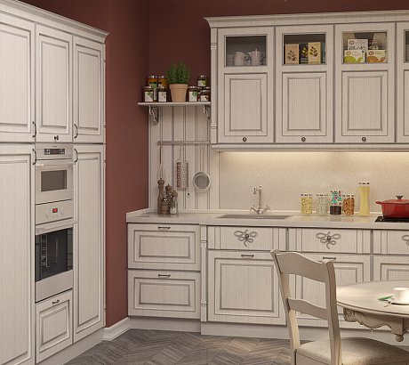 Кухня Катарина с патиной
