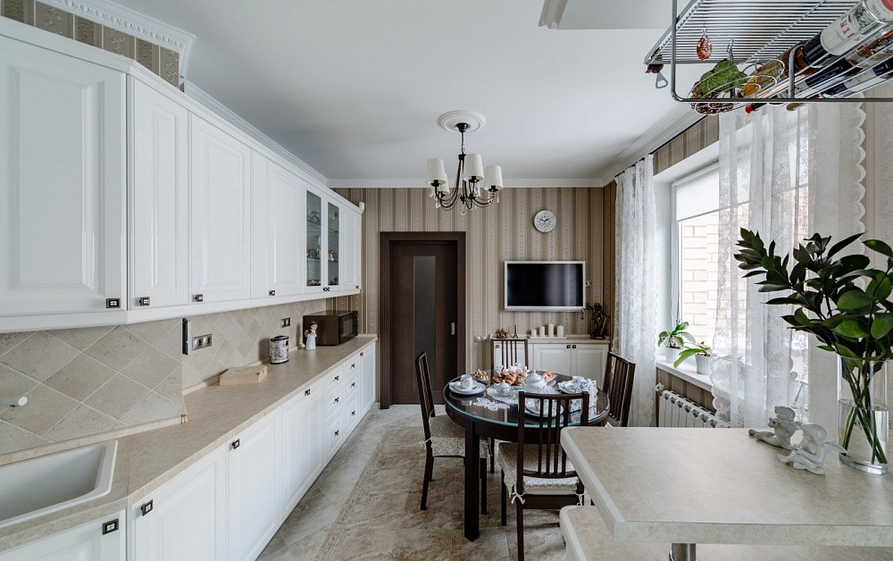 Кухня Айвори глянец