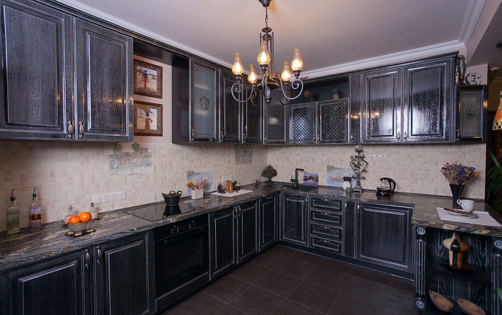 Кухня Виконт чёрный