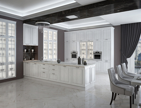 Белая кухня в Липецке