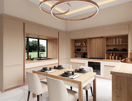 Формы кухонных гарнитуров