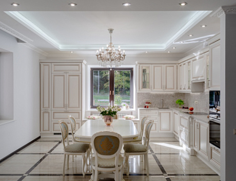 Белая кухня в Липецке