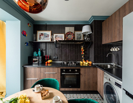 Темная кухня в Ростове-на-Дону