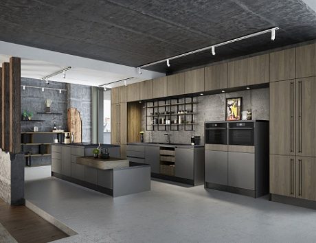 Серая кухня в Самаре