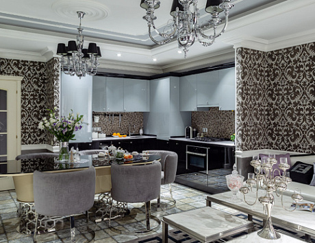 Бежевая кухня во Владивостоке