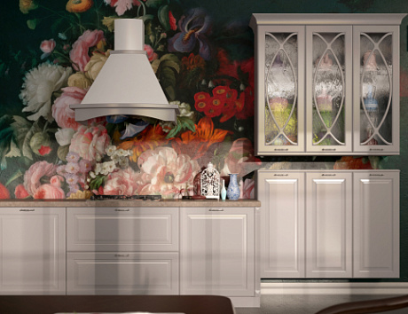 Светлая кухня в Екатеринбурге