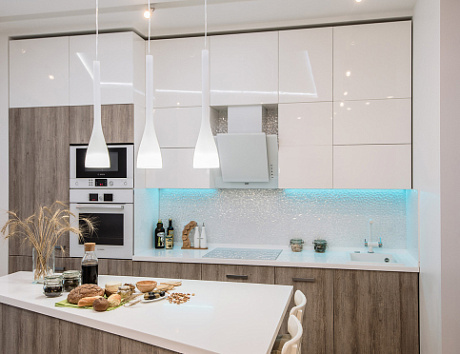 Коричневая кухня в Воронеже