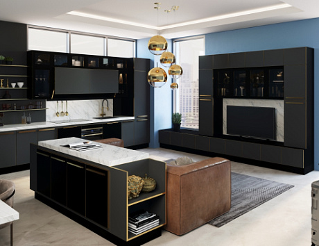 Темная кухня в Ростове-на-Дону