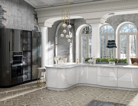 Белая кухня в Санкт-Петербурге