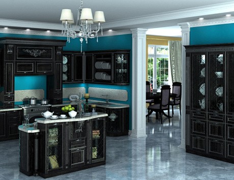 Черная кухня в Новосибирске