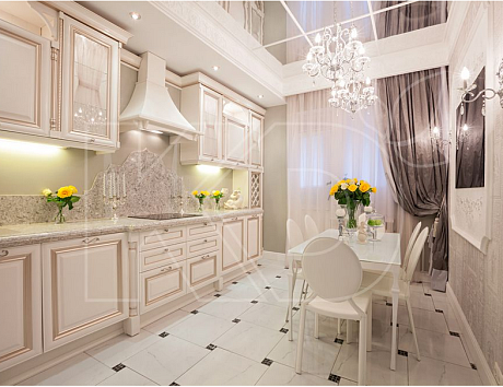 прямой кухонный гарнитур