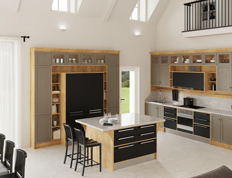 Серая кухня в Чите