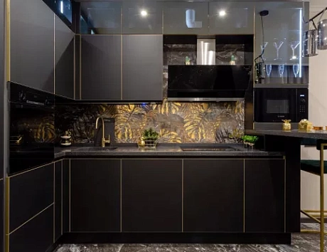 Черная кухня в Новосибирске