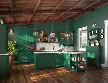 Кухни с фасадами из МДФ