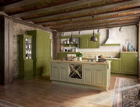 Дизайн кухни в стиле кантри