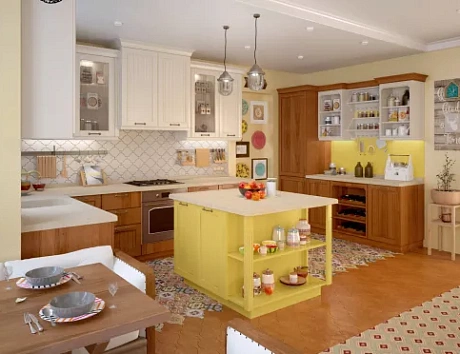 Желтая кухня в Иркутске