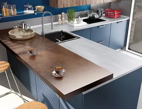 Синяя кухня в Твери