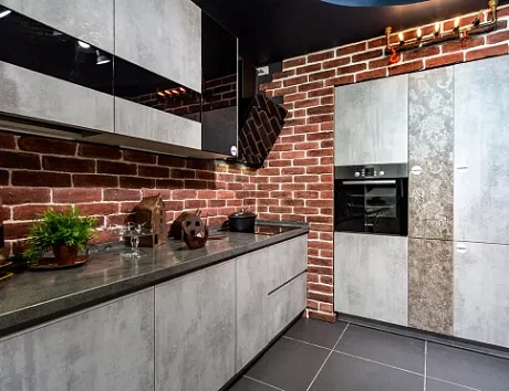 Коричневая кухня в Санкт-Петербурге