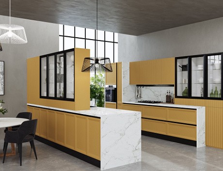 Желтая кухня в Воронеже