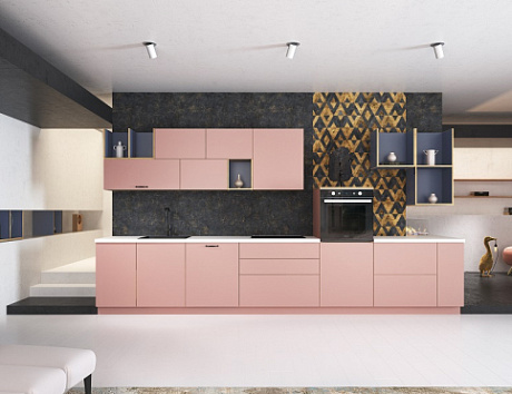 Светлая кухня в Воронеже