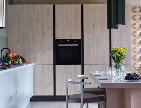 Бежевая кухня во Владивостоке