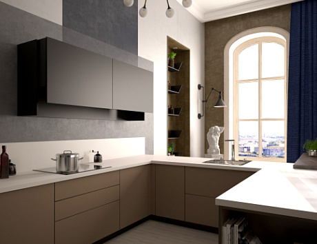 Темная кухня в Санкт-Петербурге