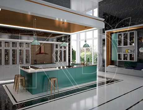 Современный дизайн кухни модерн