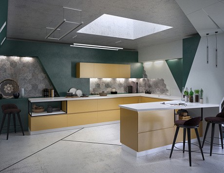 Желтая кухня в Воронеже