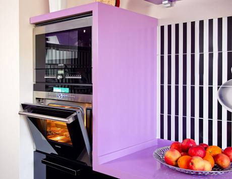 Фиолетовая кухня в Ярославле