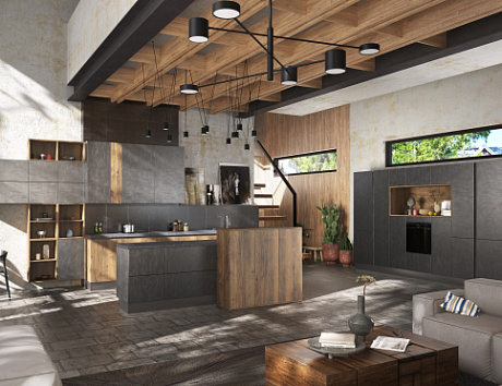 Коричневая кухня во Владикавказе