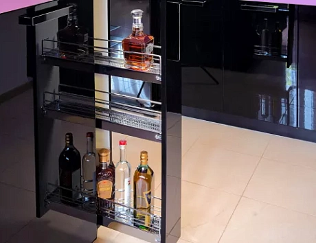 Фиолетовая кухня в Чите