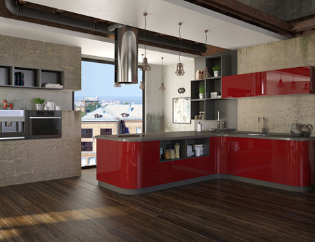 Красная кухня в Липецке