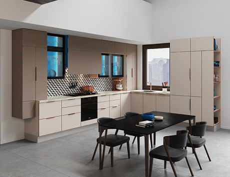 Светлая кухня в Обнинске