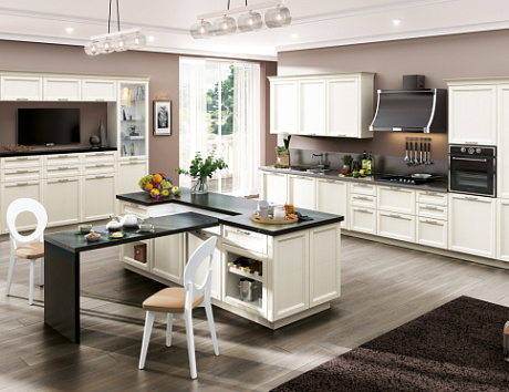 Светлая кухня в Сочи