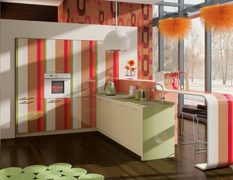 Бежевая кухня в Нальчике