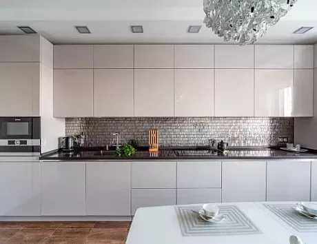 Светлая кухня в Арзамасе