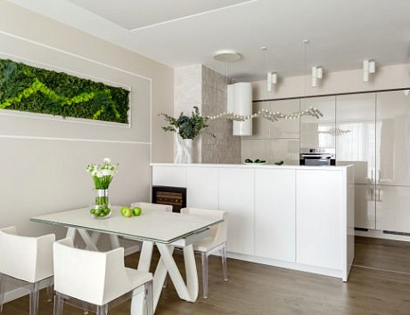 Кухонные гарнитуры в интерьере помещения