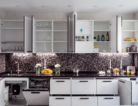 Глянцевая кухня в Анапе