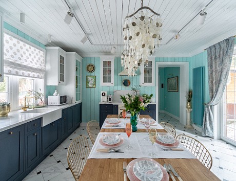 Синяя кухня в Твери