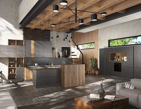 Маленькая светлая кухня