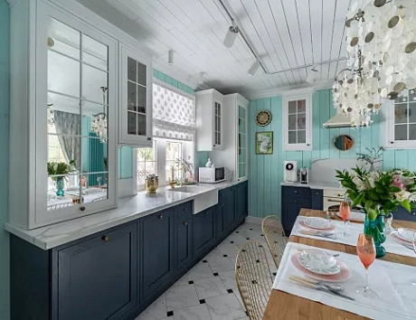 Синяя кухня в Наро-Фоминске